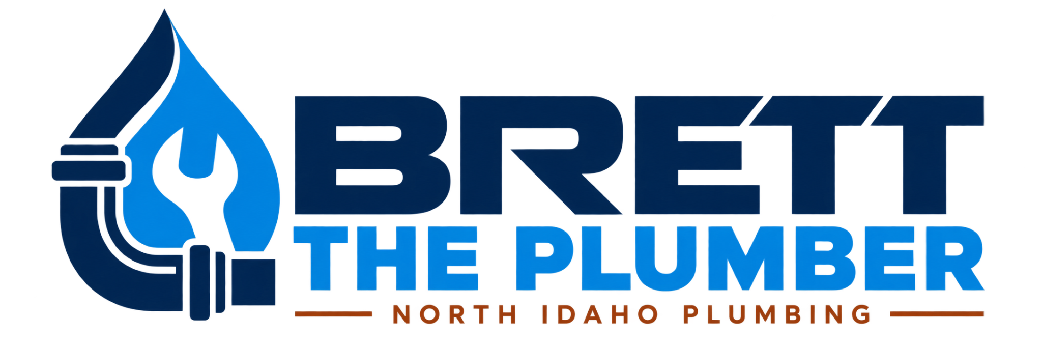Brett the Plumber North Idaho Plumbing logo